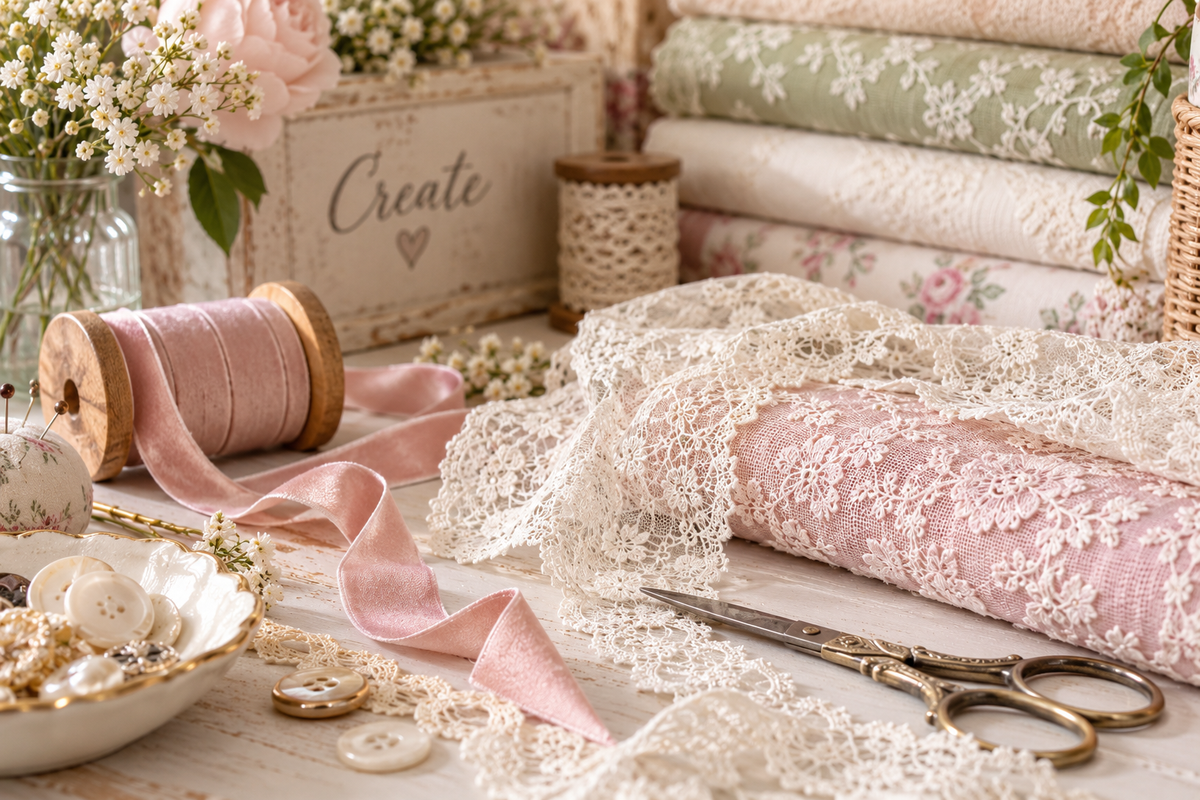 Just Love Lace Journal — How to Use Decorative Trims