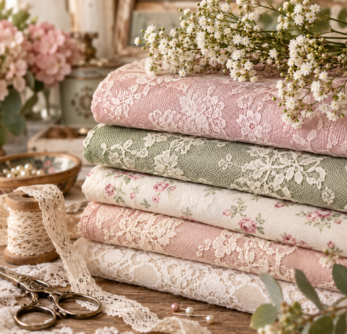Just Love Lace Journal — How to Use Gathered and Frilled Lace