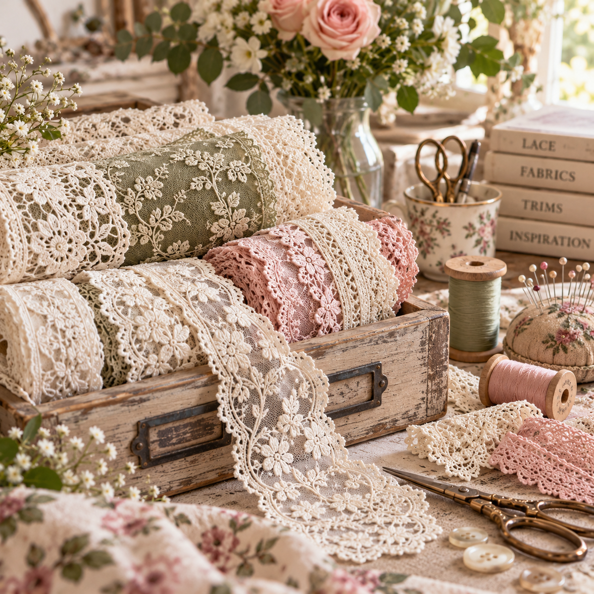 Just Love Lace Journal — Every Material Has a Story