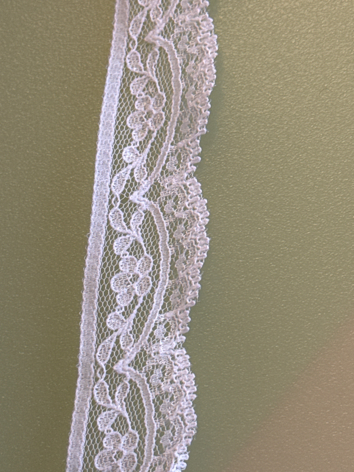 White Nylon Lace | 25mm Approx.