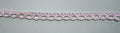 Cream crochet lace trim with openwork pattern, 15mm wide
