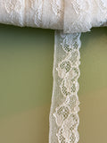 Ivory couture lace, 1 inch wide