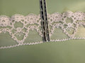 Pink flat lace, 70mm wide