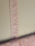 Pink cotton broderie anglaise, 25mm wide