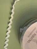 White ric rac trim, 5mm wide