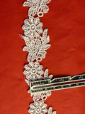 White guipure lace, 30mm wide