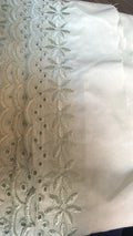 Original Just Love Lace mint Broderie Anglaise lace, 100mm wide