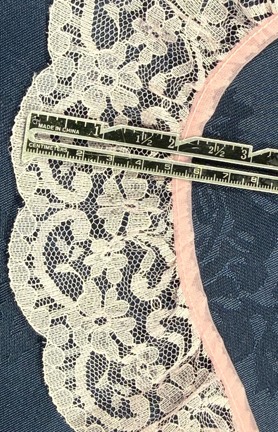 Gathered Lace – Pink | 65mm Wide — exact-product supporting merchandising close-up, same product, inspiration only