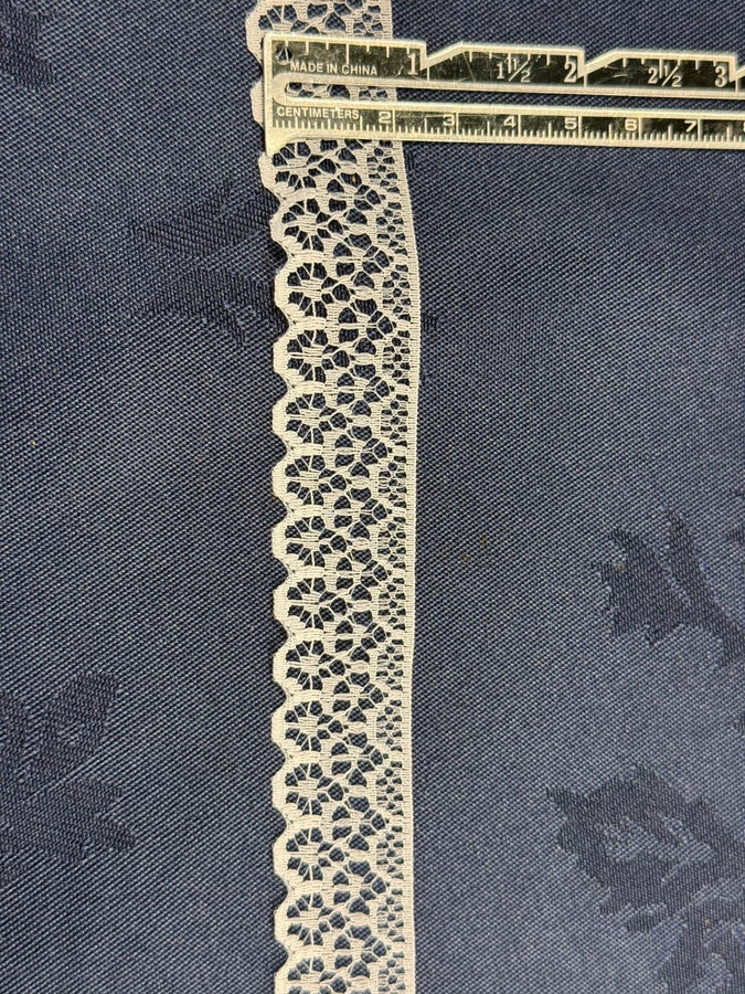 Flat Lace – Ivory | 25mm Wide — exact-product supporting merchandising detail, same product, inspiration only