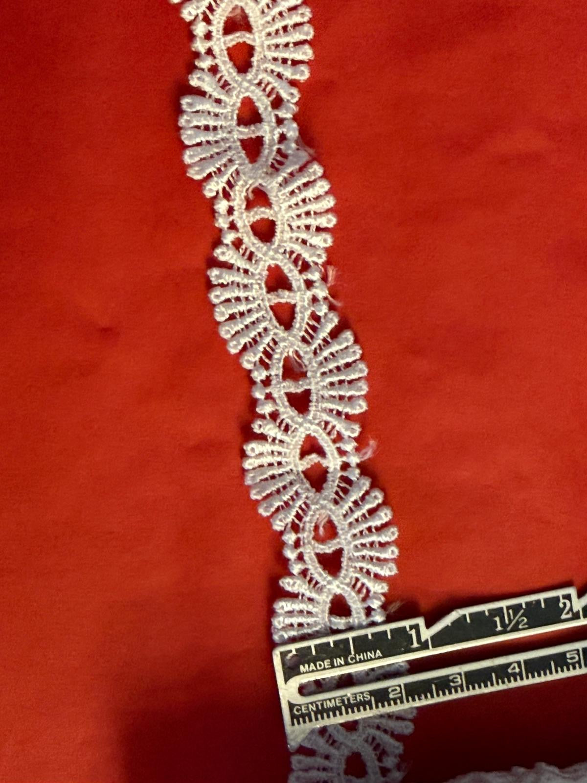 Guipure Ribbon Insert Lace – Ivory | 20mm Wide