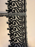 Guipure Lace – Black | 90mm Wide