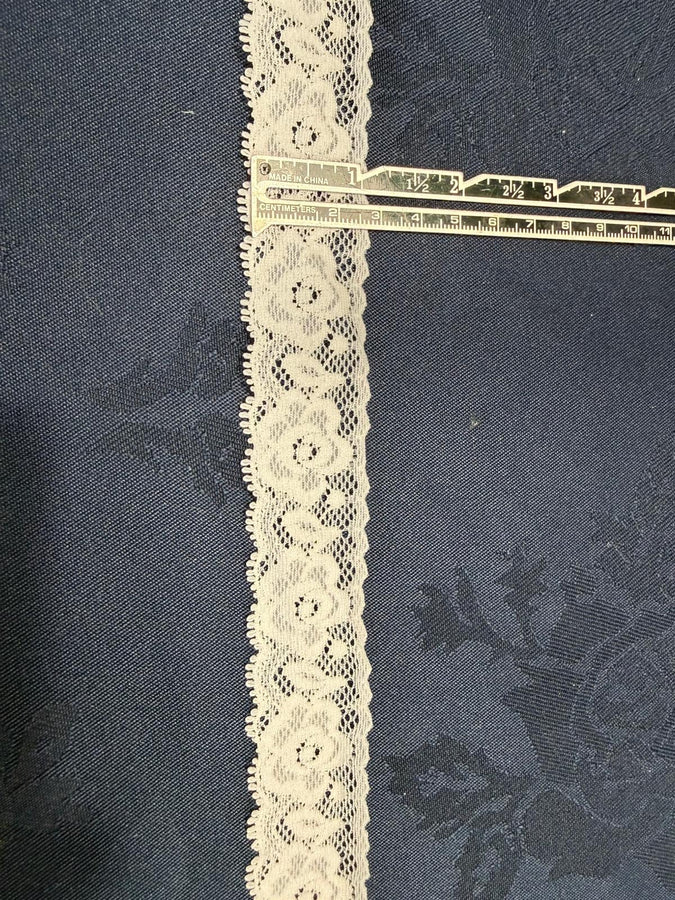Stretch Lace – Ivory | 30mm Wide — exact-product supporting merchandising detail, same product, inspiration only