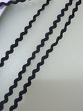 Black 4mm ric-rac trim