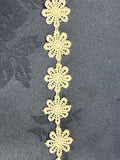 Guipure Flower Trim – White | 20mm Wide