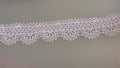 Delicate off-white guipure lace, 30mm wide