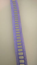 Lilac ribbon insert Austrian trim, 25mm wide