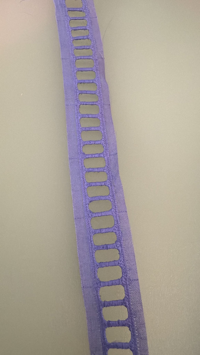 Ribbon Insert Austrian Trim – Lilac | 25mm Wide — supporting merchandising detail image, same product, inspiration only
